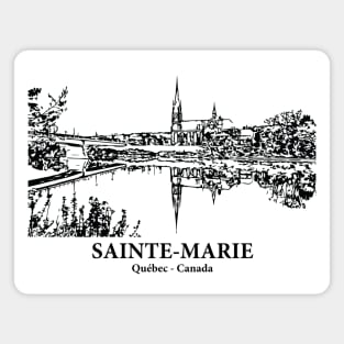 Sainte-Marie - Québec Magnet